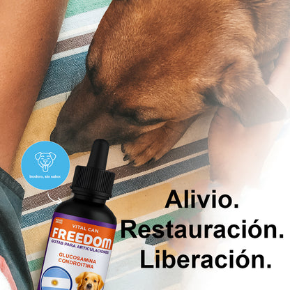 Freedom I Fórmula líquida para las articulaciones de tu perro
